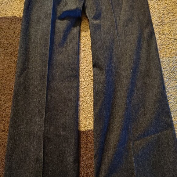 Larry Levine Stretch Casual Business Wear Pants Size 6 Dark Wash 77% Cotton - Picture 8 of 8